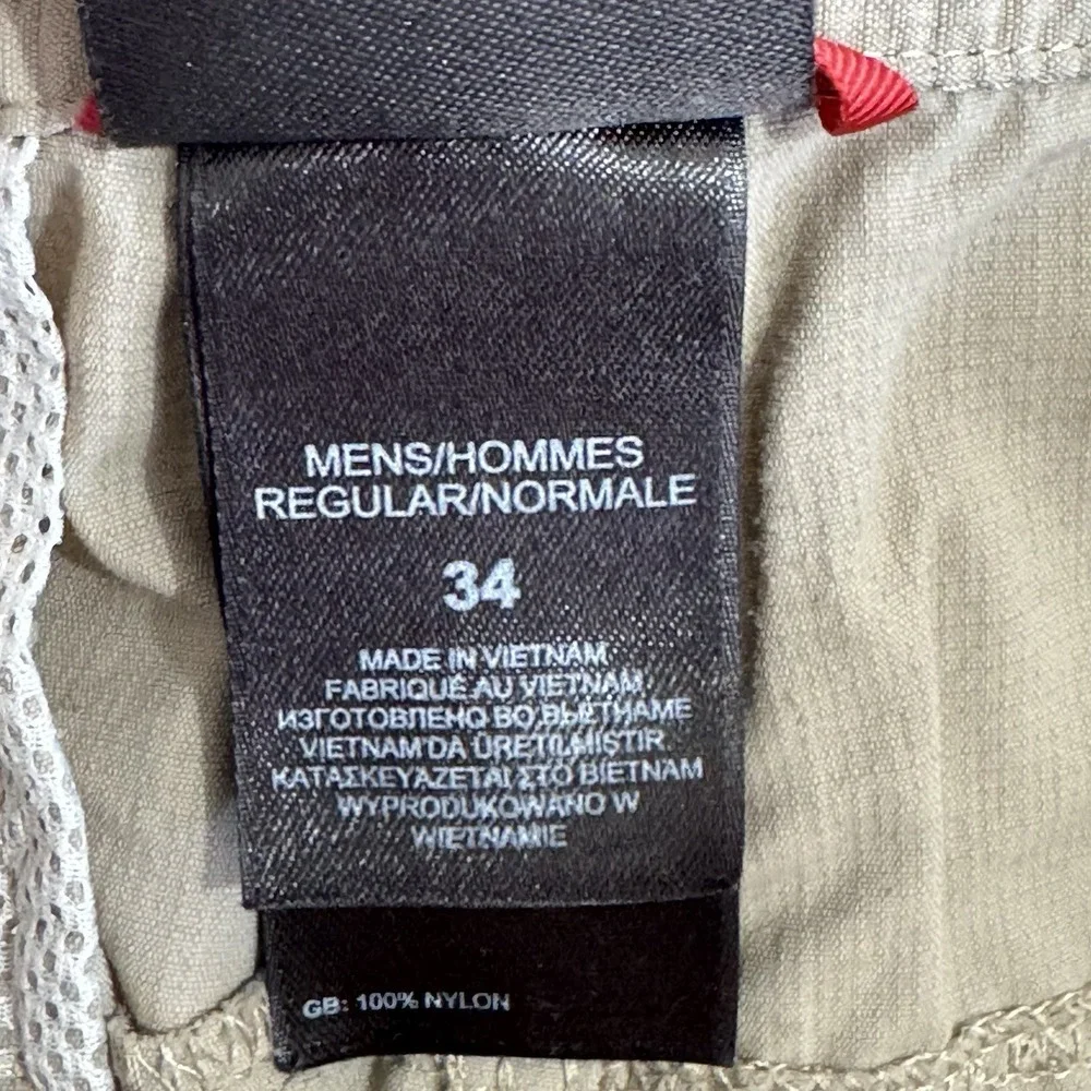 The North Face Horizon Utility Men's Size 34 Tan Hiking‎ Casual Outdoor Shorts